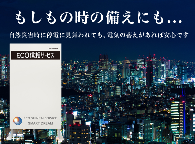 蓄電池 | 全国の太陽光発電・蓄電池ならECO信頼サービス株式会社